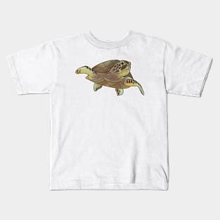 Sea Turtle Smiles Kids T-Shirt